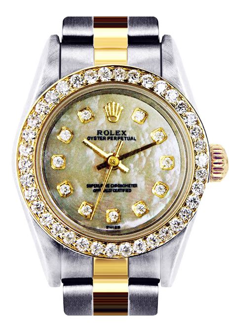 Rolex Oyster Perpetual Watch For Women | Two Tone | 26 Mm – FrostNYC