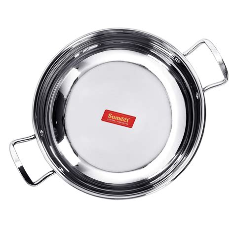 Sumeet Stainless Steel Induction Bottom (Encapsulated Bottom) Induction ...