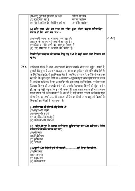 Image result for Hindi Class 12 Sample Papers