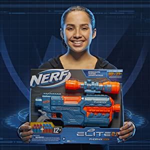 NERF Elite 2.0 Phoenix Cs-6 Motorized Blaster, 12 Darts, 6-Dart Clip ...