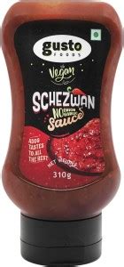 Gusto Foods Vegan No Garlic No Onion Schezwan Chutney | Jain Chinese ...