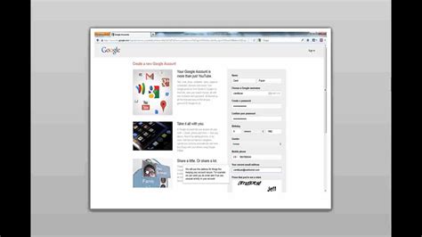Image result for YouTube Account Create