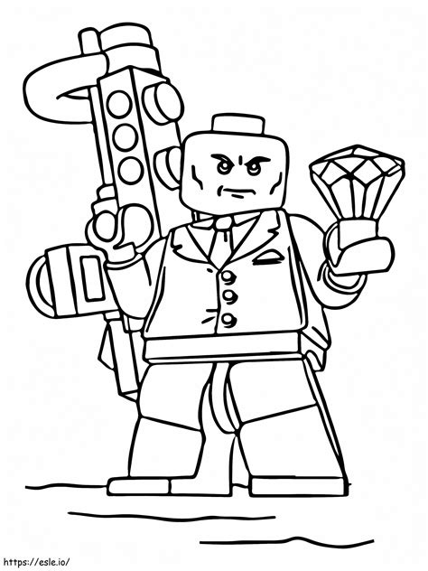 Lex Luthor Lego Avengers coloring page