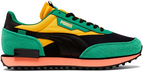 puma rider green