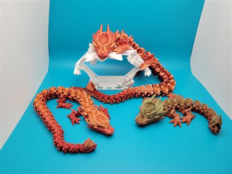 Rose Crystal Flexi Dragon - 3D printed articulating India | Ubuy