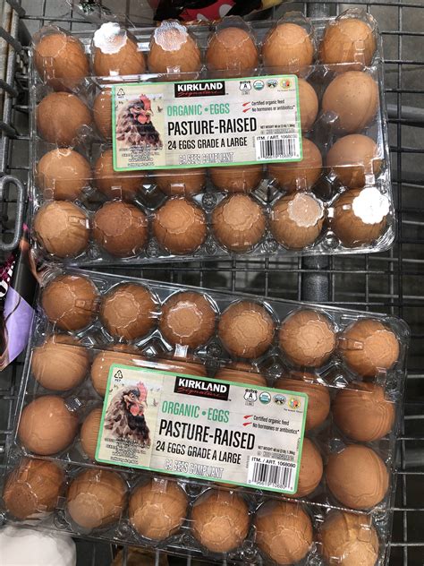 Kirkland Pasture Raised Organic Eggs : r/Costco
