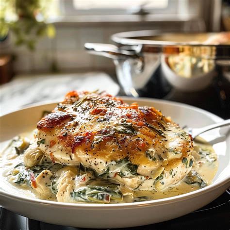 Spinach Artichoke Chicken