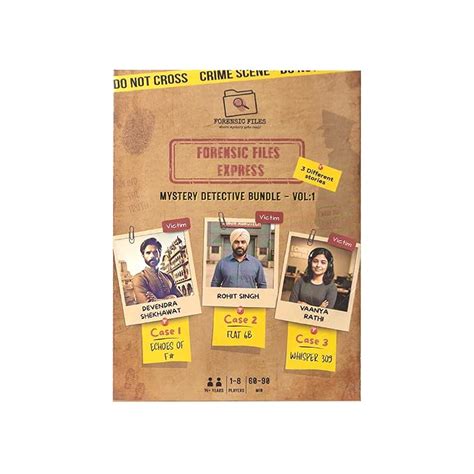 Forensic Files Express: Detective Mystery Puzzle Bundle Vol. 1 | Solve ...