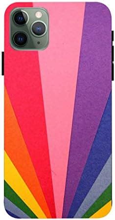 RAGY Printed Colorful Rainbow, Red, Orange, Pink, Blue Designer Back ...