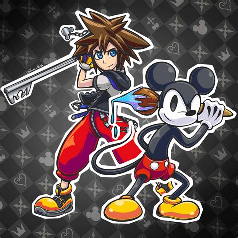Image result for Dissidia Mickey Sora vs