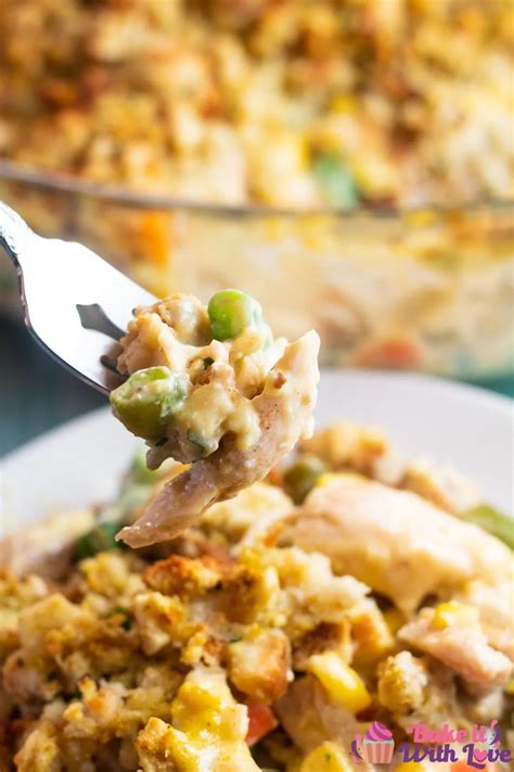 Chicken Stuffing Casserole: Stove Top Stuffing & Chicken Bake