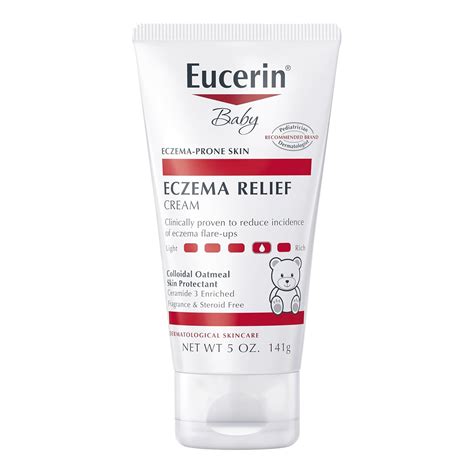 Amazon.com: Eucerin Baby Eczema Relief Body Cream, Steroid & Fragrance ...
