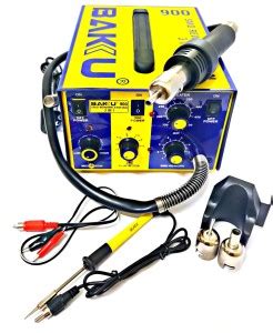 Bakku 900 3 IN 1 delhiware PREMIUM QUALITY SMD Rework Station,0-15V ...