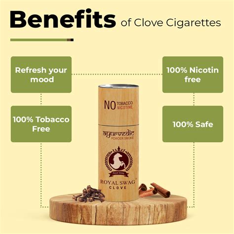 Ayurvedic Herbal Frutta + Clove Flavor Cigarettes 25 + 25 Sticks