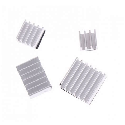Raspberry Pi 4 Aluminium Heat Sink 4 Set