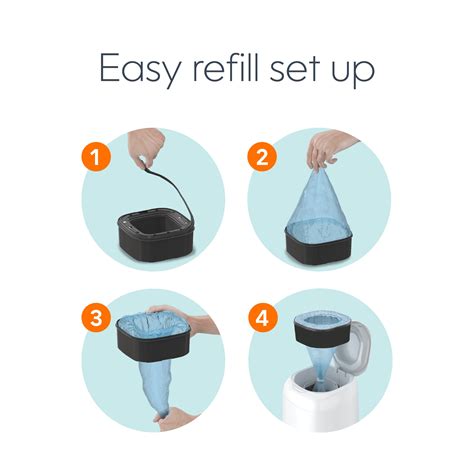 Jumbo Square Pail Refill (Holds 810 Diapers) - Diaper Genie – diapergenie