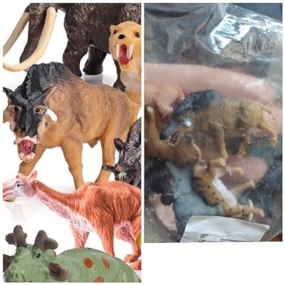 Buy Prehistoric Animals Toys Wildlife Mammals Mini Set 18PCS Woolly ...