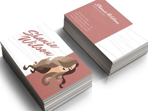 Hair Stylist Business Cards 的图像结果