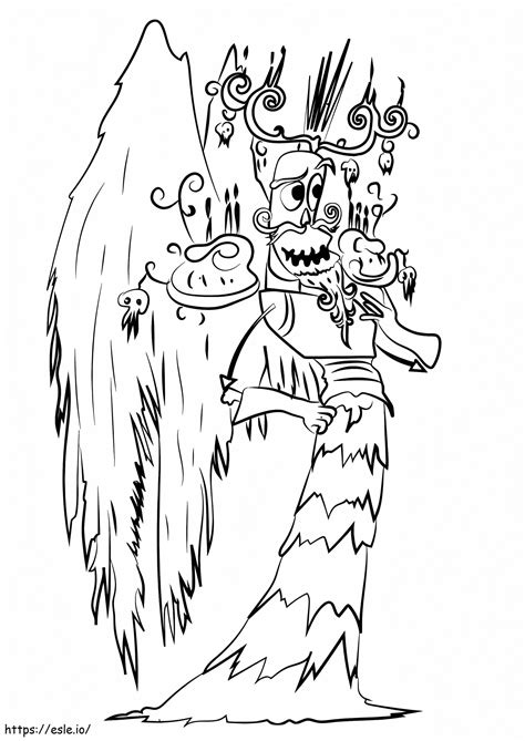 Xibalba From The Book Of Life coloring page