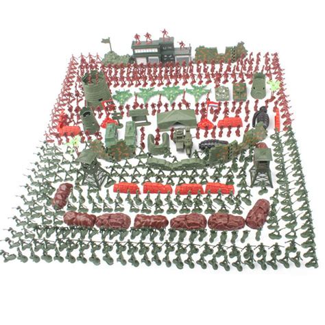 Buy OLMITA Toy Soldier Model Kit, 500 PCS with Tank Construction ...