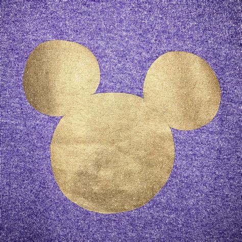 Rare Gildan purple Classic Mickey Mouse Symbol Disney… - Gem