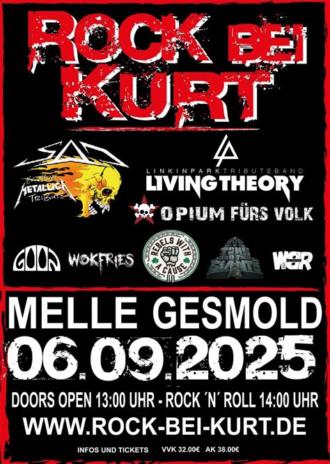 Rock bei Kurt 2025, Holter Weg 27,Dratum Rock City,Melle,49326,DE, 6 ...