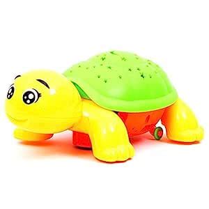 Buy Toyshine Bump and Go Turtle Toy with 3D Lights, Music and ...