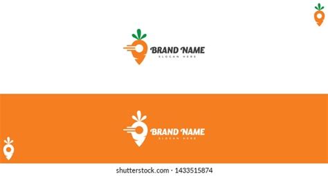 Location Shape Carrot Grocery Store Grocery Stock Vector (Royalty Free ...