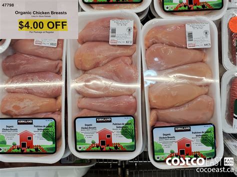 47798 ORGANIC CHICKEN BREASTS 4 00 INSTANT SAVINGS - Costco East Fan Blog