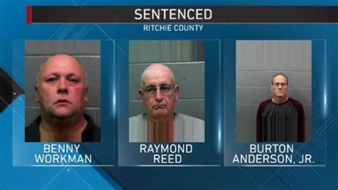 Ritchie County judge sentences three men to prison time
