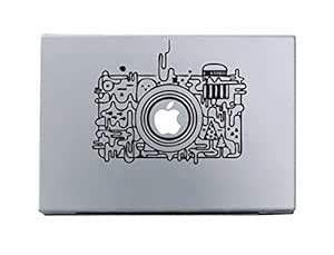 Fusion Graphix Camera Logo Laptop Vinyl Decal Sticker (Black) : Amazon ...