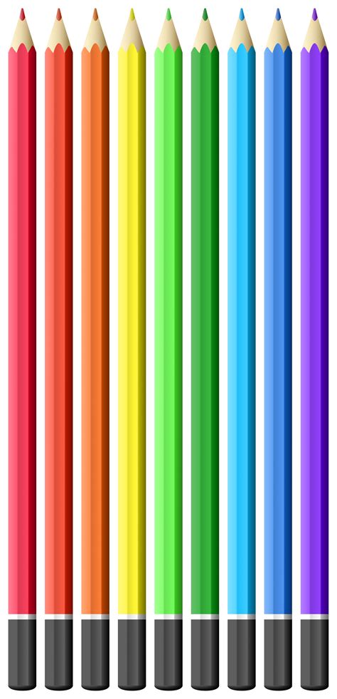 Colored Pencils PNG Clip Art - Best WEB Clipart
