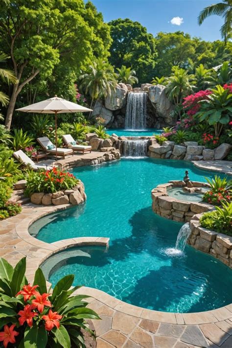Pool Garden Design 的图像结果