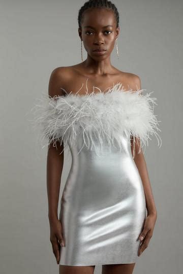 Silver Dresses | Silver Sequin Dresses | Karen Millen