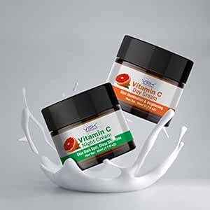 VSK Vitamin C Day & Night Cream | Sodium Ascorbyl Phosphate, Jojoba Oil ...