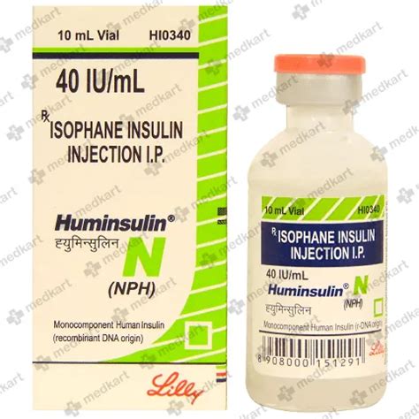 HUMINSULIN N 40IU VIAL 10 ML Price, Uses, Side Effects & Substitutes ...