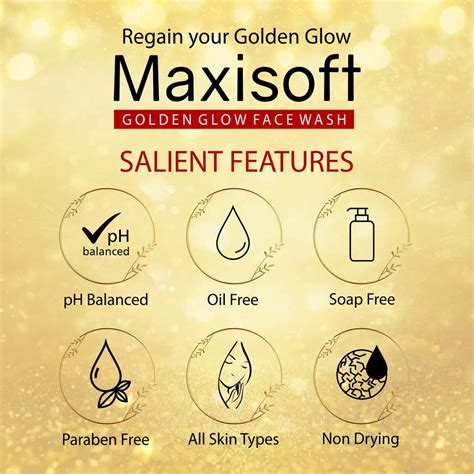 Buy MAXISOFT GOLDEN GLOW FACE WASH 100 ML | REGAIN YOUR GLOW WITH GREEN ...