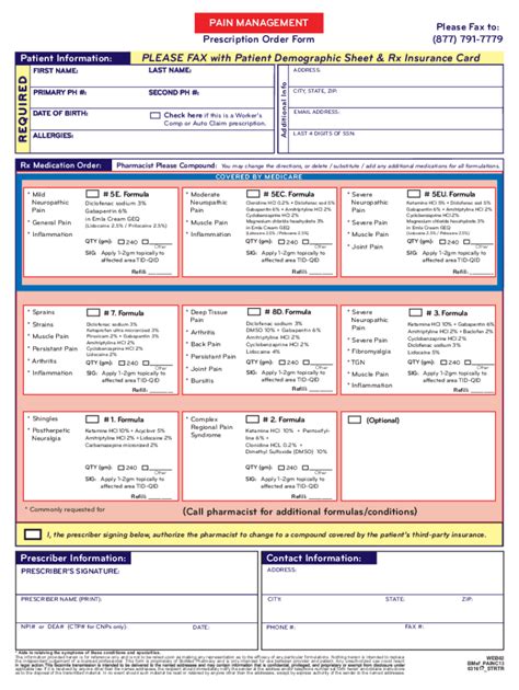 Fillable Online PLEASE FAX with Patient Demographic Sheet & Rx ...