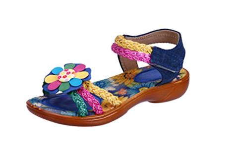 Buy Salonve Girls' Blue Jute Sandals (amgf036) - 10.5C UK at Amazon.in