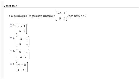 Image result for Conjugate Transpose Examples