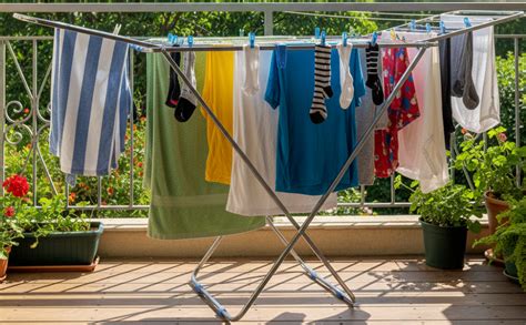 homWell Heavy Duty Stainless Steel Foldable Clothes Drying Stand with ...