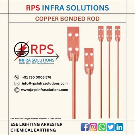 Copper Earthing Electrode - RDSO Approved Earthing Material ...