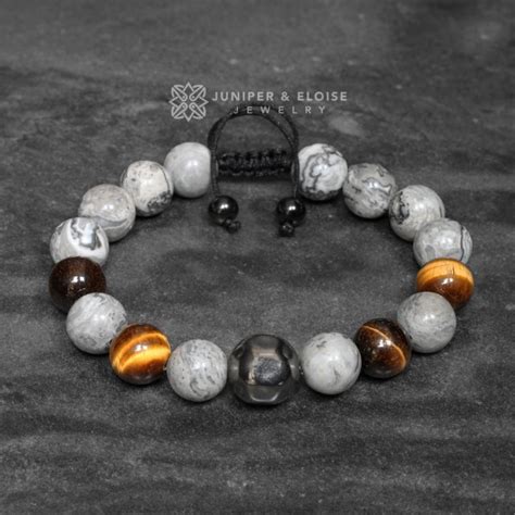 Onyx Beaded Rose Gold Hamsa Hand Bracelet