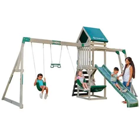 KidKraft Park Tower Swing Set | AllSurplus | Cincinnati