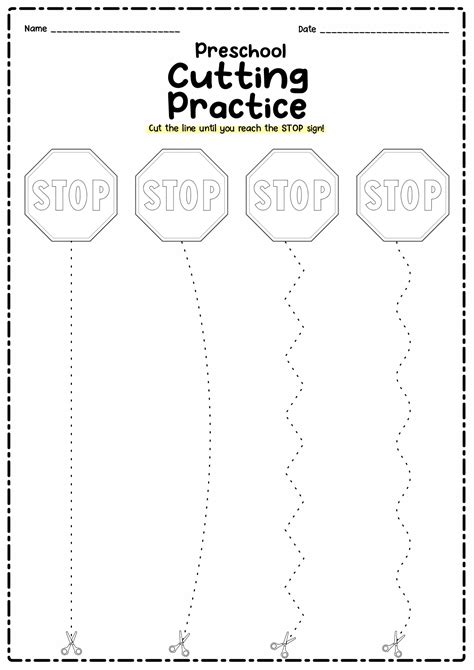 cutting activities for kindergarten free printable pdf - printable ...