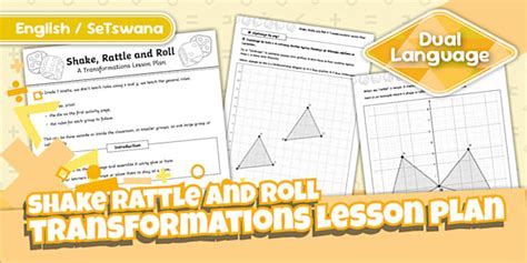 Grade 7 Maths-Term 4- shake rattle and roll a transformations lesson