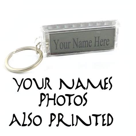 Personalized Keychain with Light (Solar) Flashing, No Battery Required ...