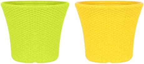 Appeasy Plastic Helix Unbreakable Planter Pots/Flower Pots for Windows ...