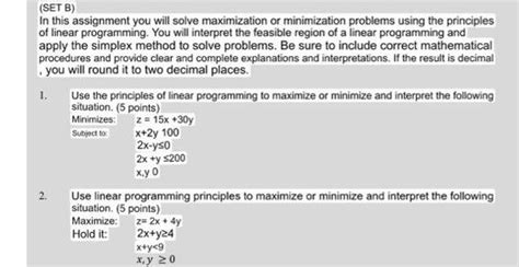 Image result for Maximization and Minimization Assignment Kaiser