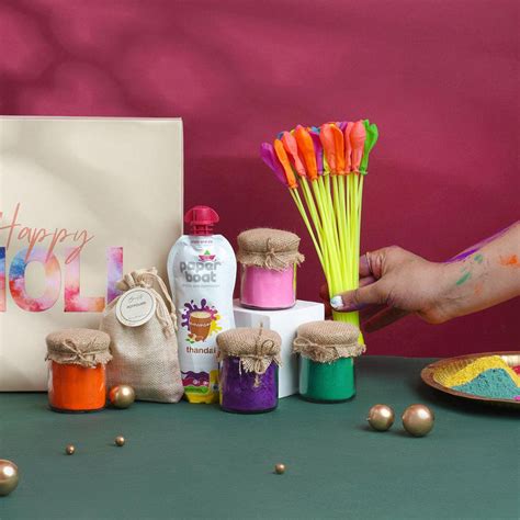 Buy Colorful Holi Gift Hamper Online at Best Prices – BoxUp Luxury Gifting